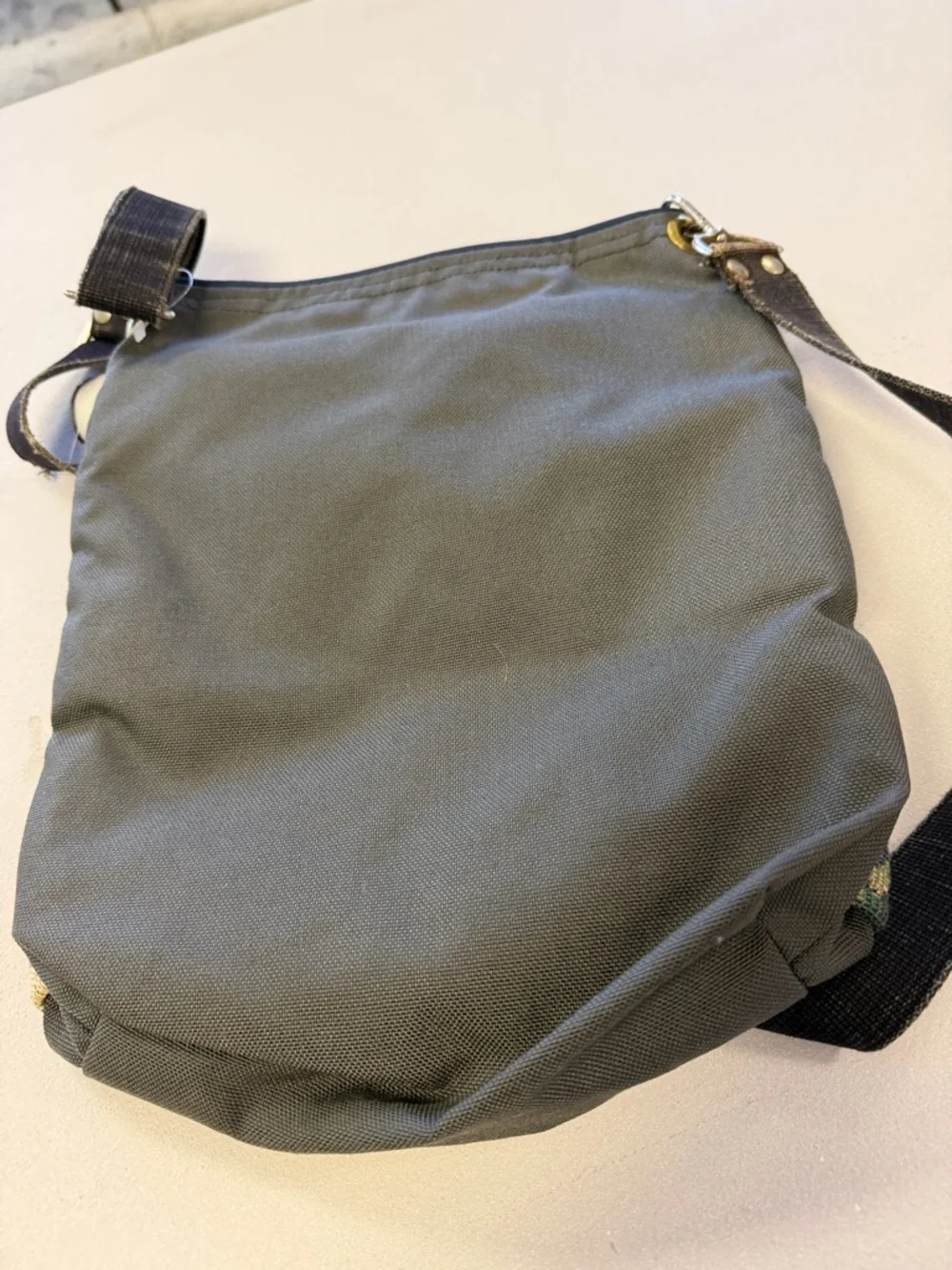 Handmade Lotus Tapestry Equestrian Crossbody Bag in Multi-Color
